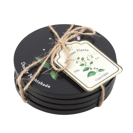 Poisonous Plants Coaster Set – Set of 4
