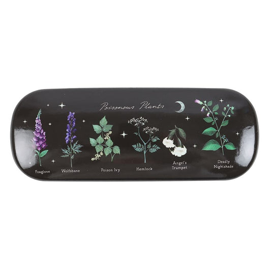 Skull & Botanical PU Glasses Case