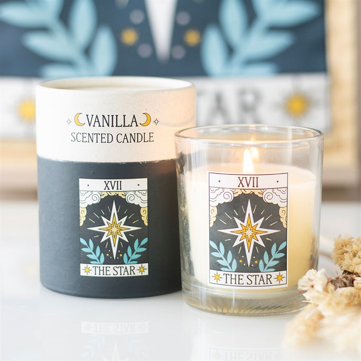 The Star Tarot Candle – Mystical Blueberry Scent