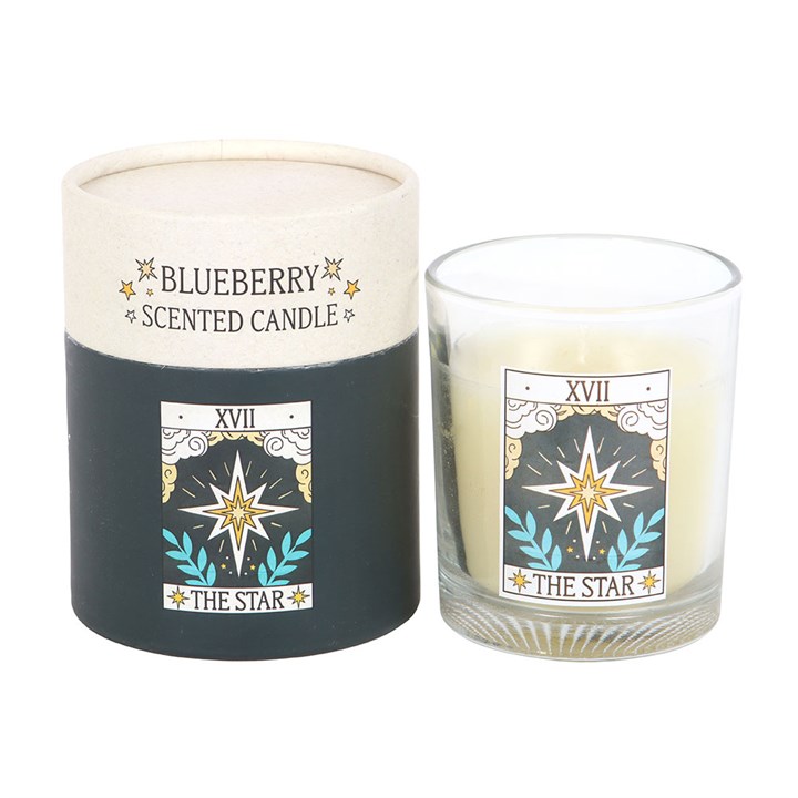 The Star Tarot Candle – Mystical Blueberry Scent