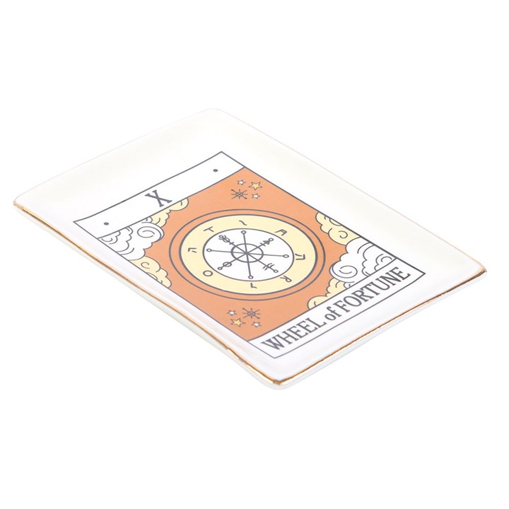 Wheel of Fortune Tarot Trinket Dish – Mystical & Elegant Storage