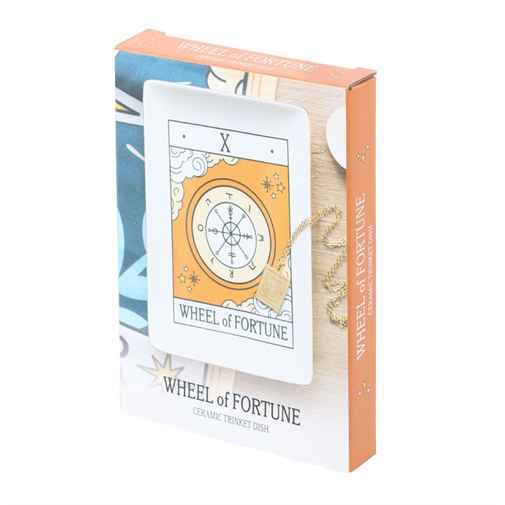 Wheel of Fortune Tarot Trinket Dish – Mystical & Elegant Storage