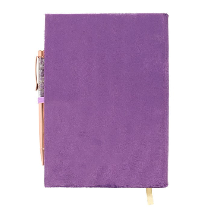 Book of Spells Journal with Amethyst Pen – Write with Intention and Magic