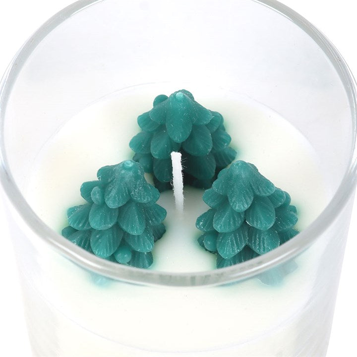 Winter Wonderland Candle with Tree Scene – Cosy Festive Glow