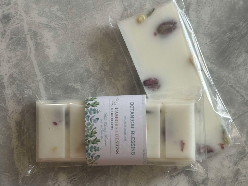 White Cherry Blossom Botanical Wax Melt Snap Bar