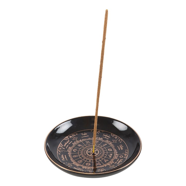 Wheel of the Year Ceramic Incense Holder