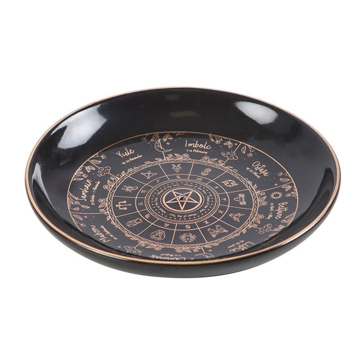Wheel of the Year Ceramic Incense Holder