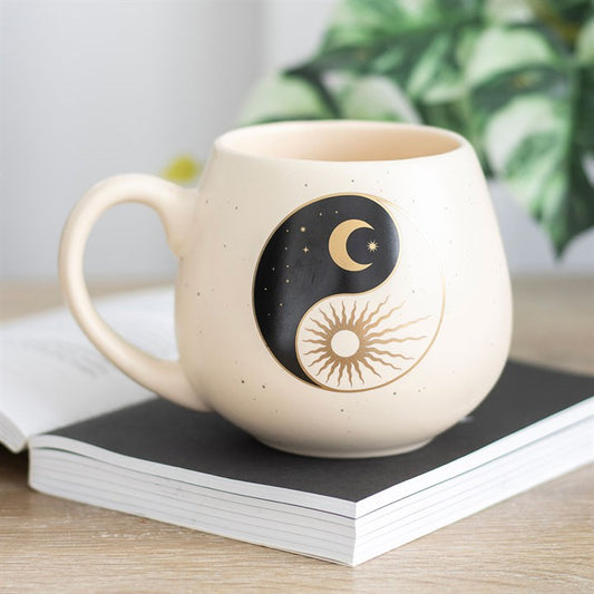 Yin & Yang Sun and Moon Ceramic Mug – 500ml