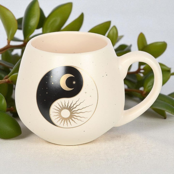 Yin & Yang Sun and Moon Ceramic Mug – 500ml