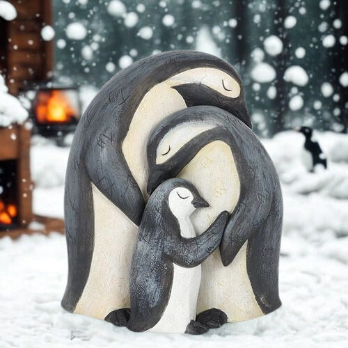 Penguin Family Ornament – Heart warming Holiday Gift