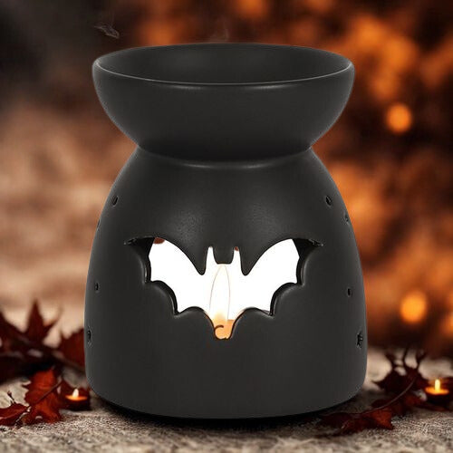 Black Bat Cut Out Oil Burner