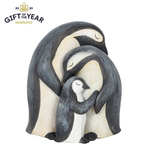 Penguin Family Ornament – Heart warming Holiday Gift