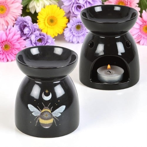 🌙🐝 Mystical Forest Bee Oil Burner – Enchant Your Senses