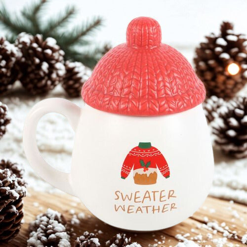 Sweater Weather Lidded Mug