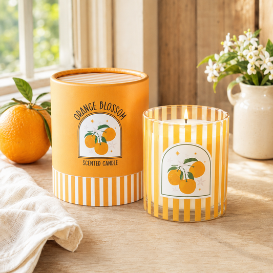 Orange Blossom Scented Candle