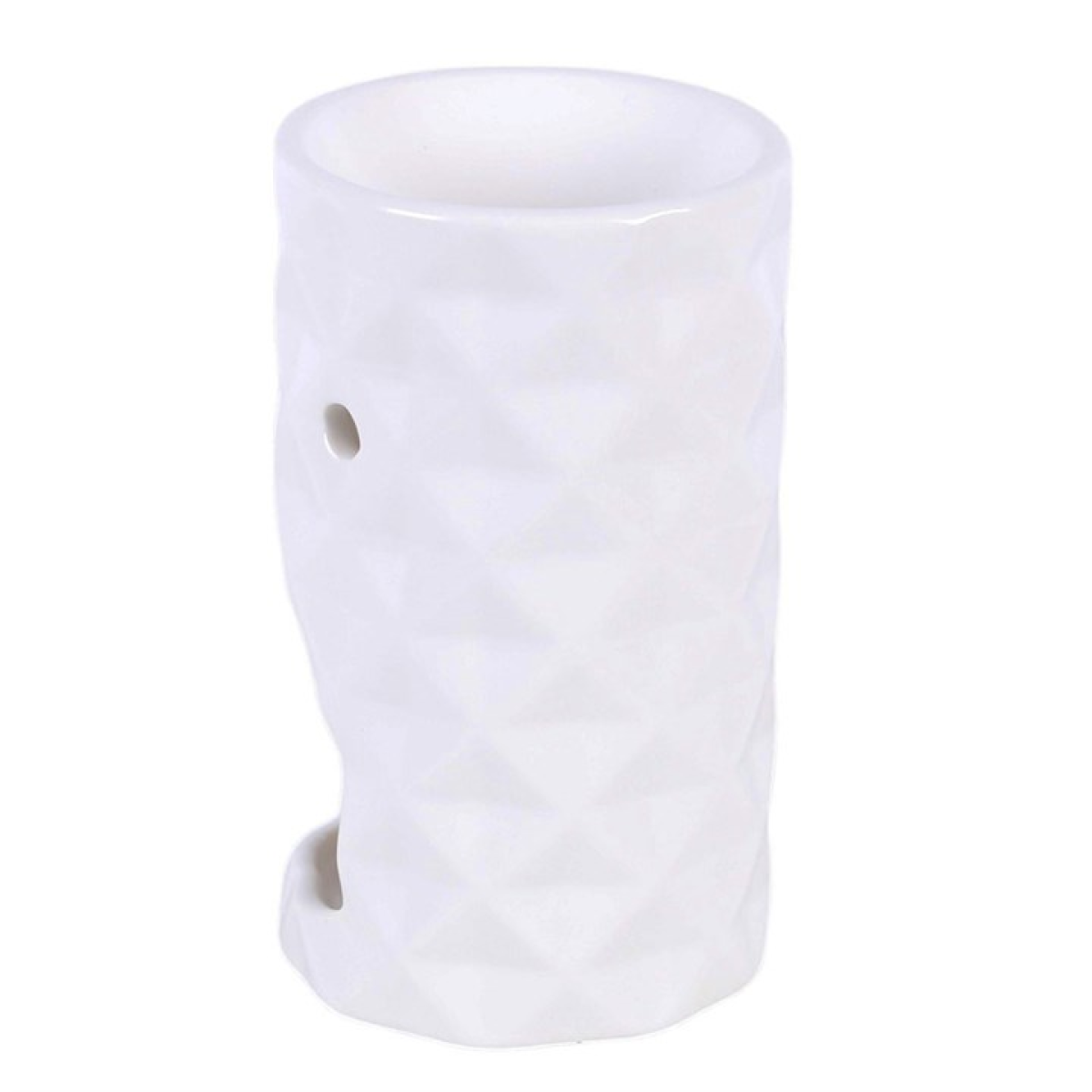 White ceramic Oil Burner on a white background