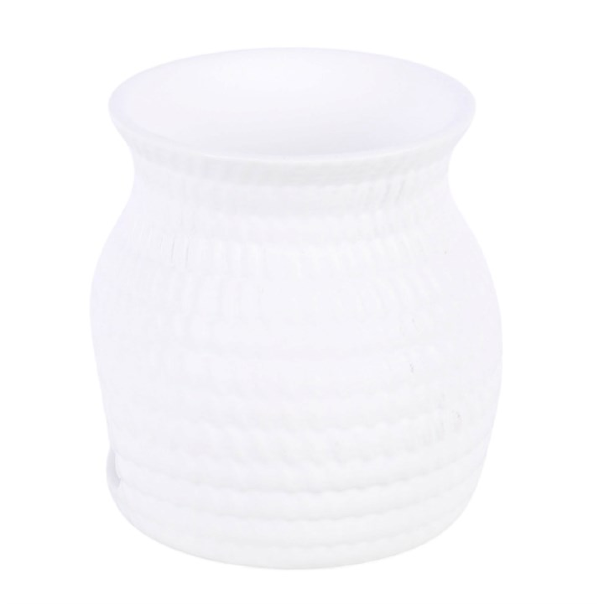 White ceramic oil burner on a white background