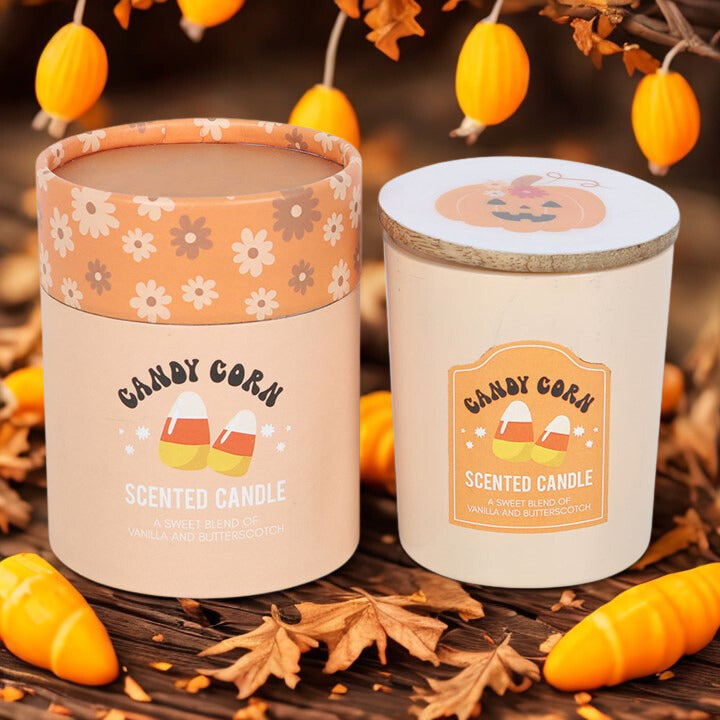 Candy Corn Candle – Vanilla & Butterscotch | 28hr Burn