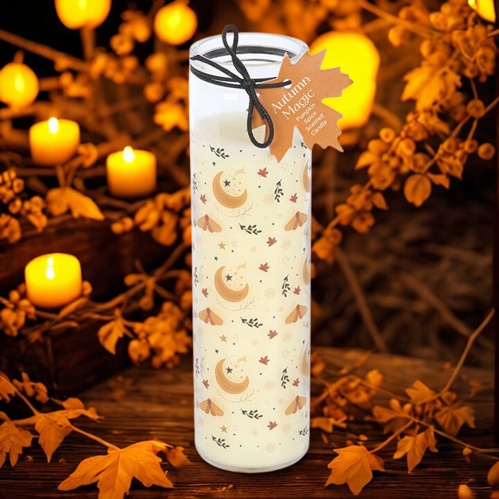 Pumpkin Spice Harvest Moon Tube Candle – 50hr Burn