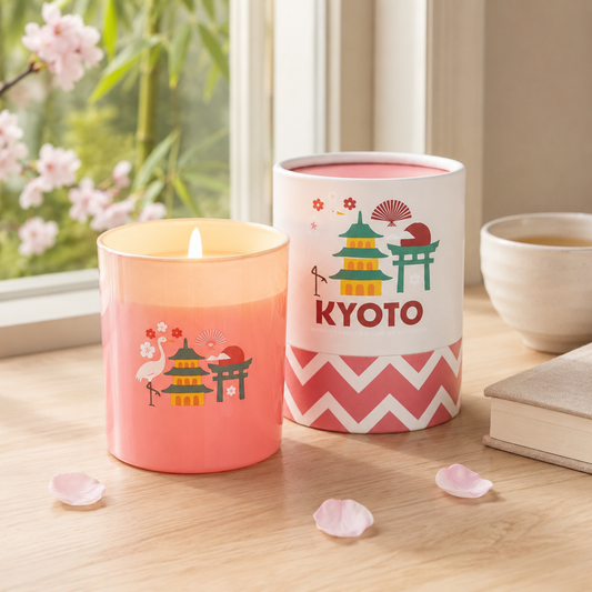 Kyoto Bamboo & Cherry Blossom Scented Candle