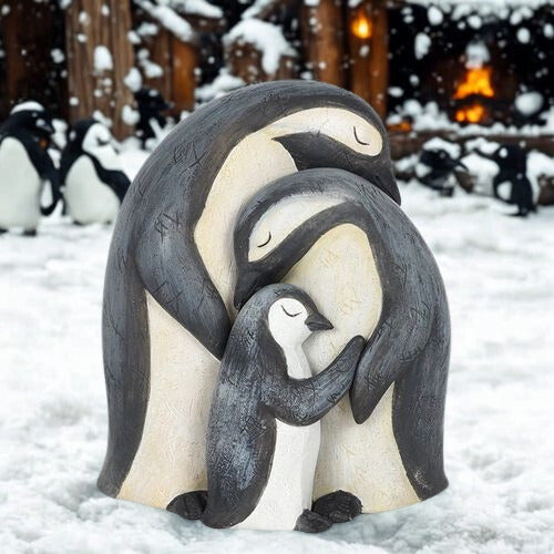 Penguin Family Ornament – Heart warming Holiday Gift