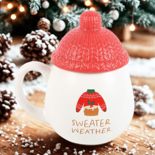Sweater Weather Lidded Mug