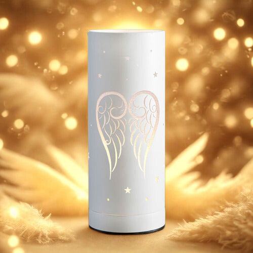 White Angel Wings Electric Aroma Lamp