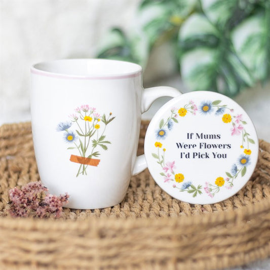 "If Mums Were Flowers, I’d Pick You" Mug & Coaster Gift Set