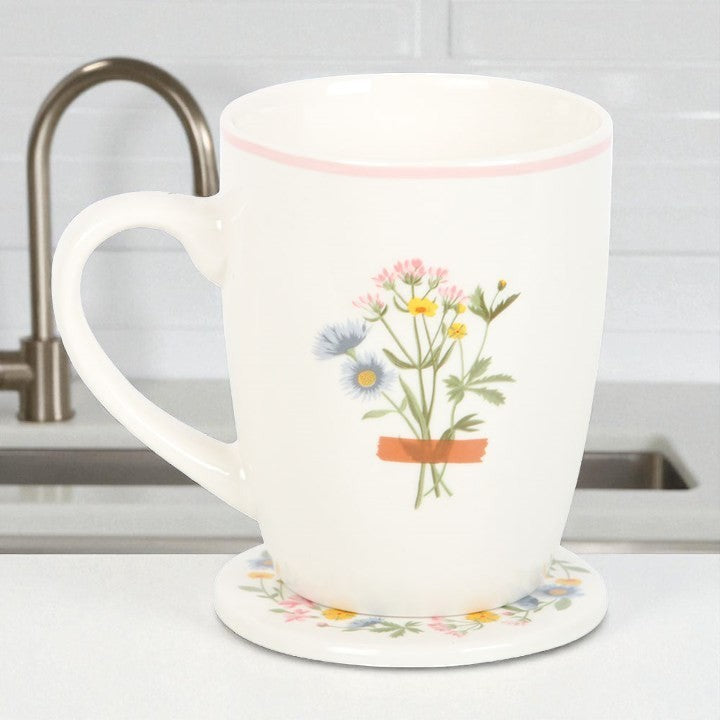 "If Mums Were Flowers, I’d Pick You" Mug & Coaster Gift Set