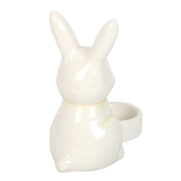 Bunny Ceramic Tealight Holder – A Springtime Glow for Every Home