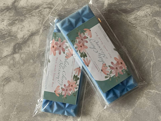 Shimmering White Cherry Blossom Snap Bar