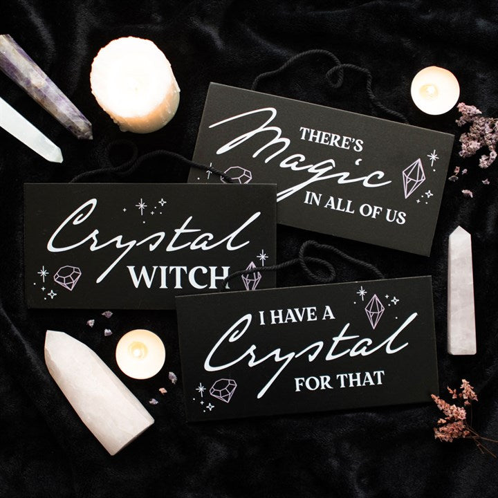 “The Magic Is In All Of Us” Hanging Sign – Crystal & Mystical Home Décor