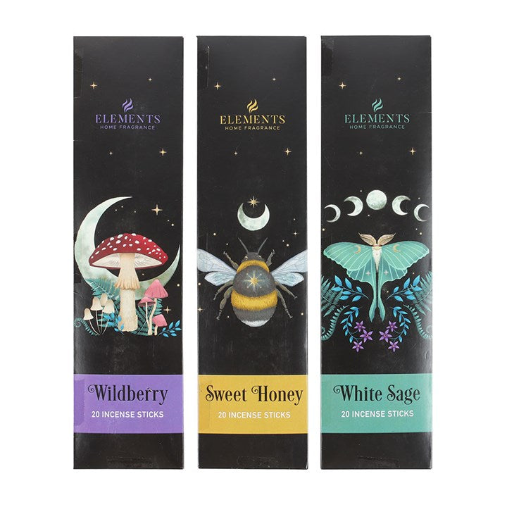 Dark Forest Incense Stick Gift Set – Wild Berry, Sweet Honey & White Sage