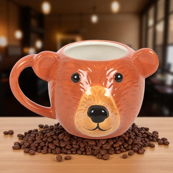 Bear Shaped Ceramic Mug
