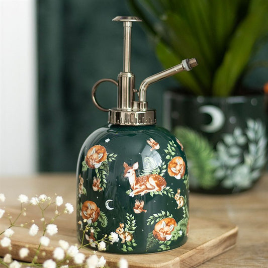 🌿 Woodland Ceramic Plant Mister – For Nature Lovers and Green-Thumbed Souls