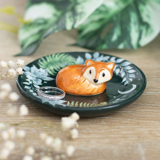 Fox Woodland Ceramic Trinket Dish