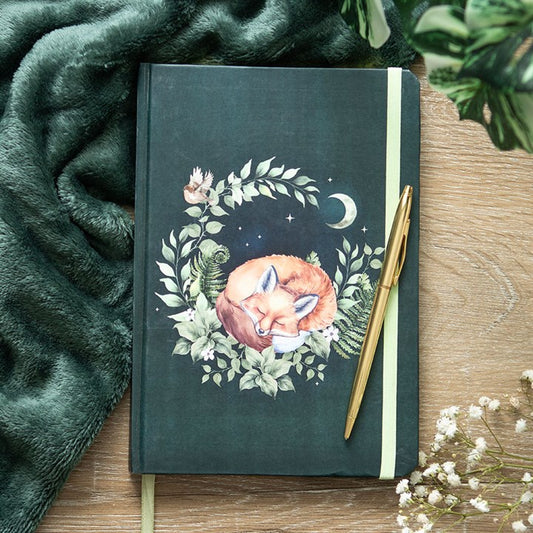 Sleeping Fox A5 Notebook – 200 Lined Pages
