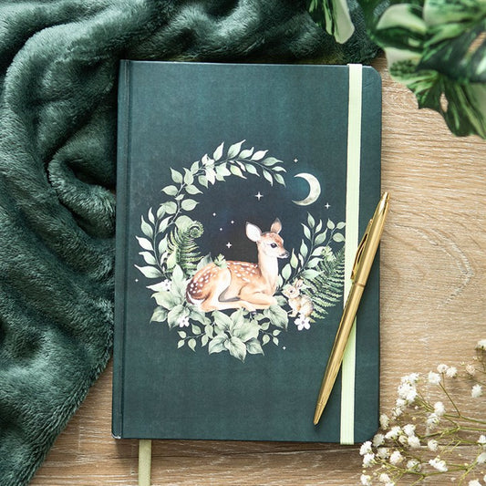 Forest Fawn A5 Lined Notebook – Woodland Stationery Magic