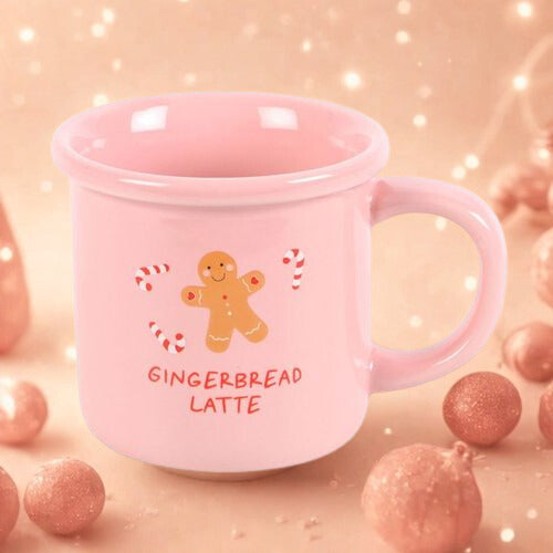 Pink Gingerbread Latte Mug