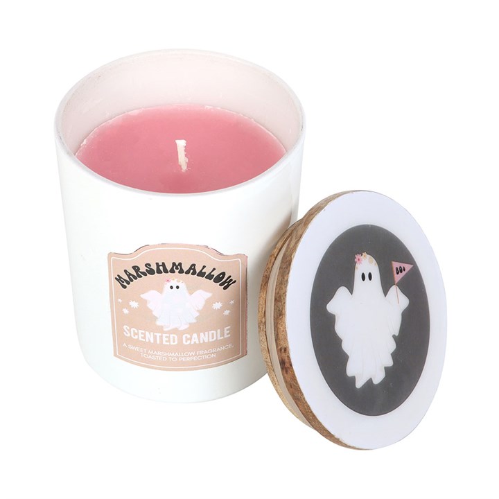Toasted Marshmallow Ghost Candle – 28hr Burn