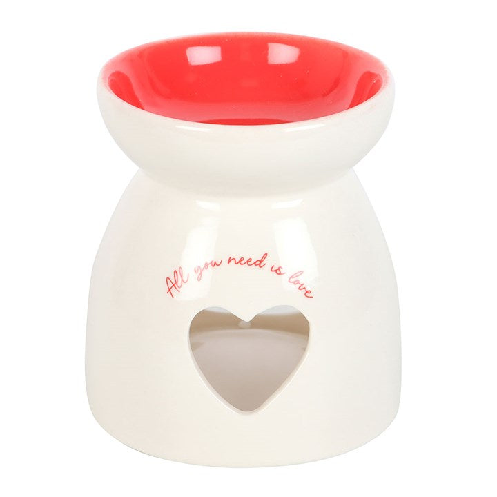 ❤️ All You Need Is Love – Ceramic Oil Burner & Wax Warmer