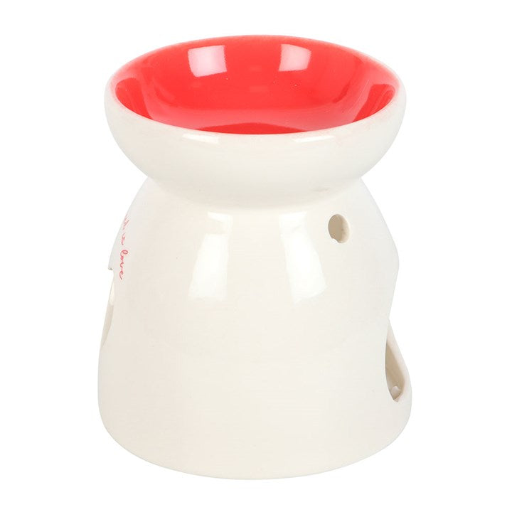 ❤️ All You Need Is Love – Ceramic Oil Burner & Wax Warmer