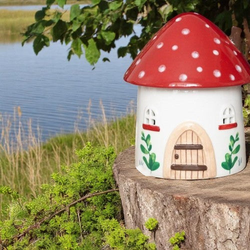 Mushroom House Oil Burner and Wax Warmer