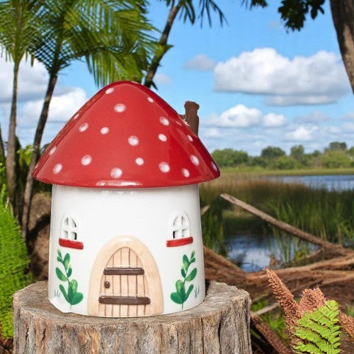 Mushroom House Oil Burner and Wax Warmer