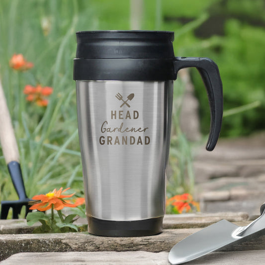 Personalised "Head Gardener" Travel Mug