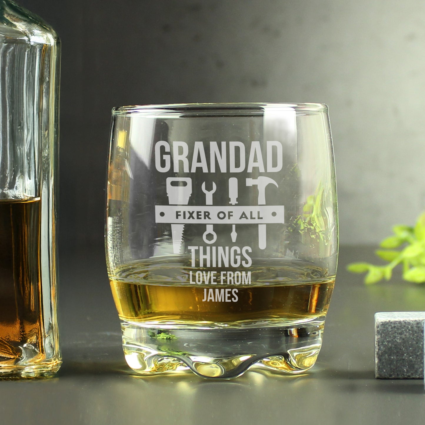 Personalised “Fixer of All Things” Engraved Tumbler – Gift for Handy Heroes