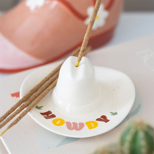 Cowboy Hat Incense Stick Holder – ‘Howdy’ Western Style