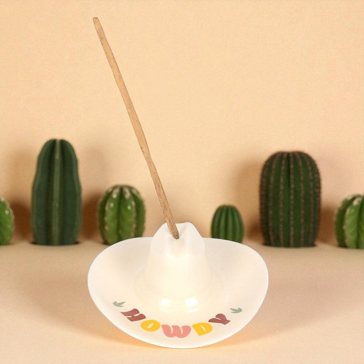 Cowboy Hat Incense Stick Holder – ‘Howdy’ Western Style