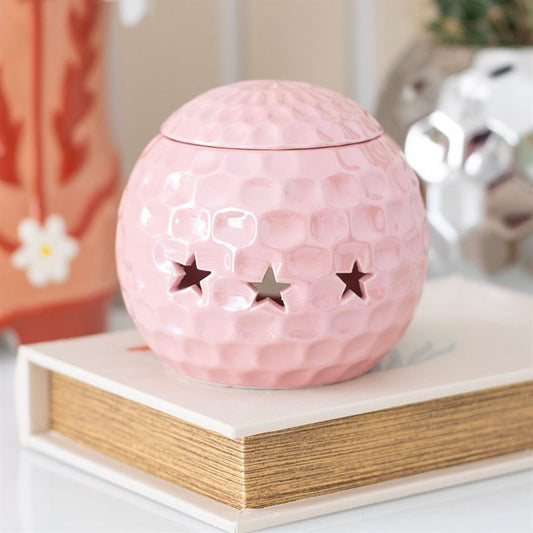 🕺✨ Pink Disco Ball Oil Burner — Get Your Groove On!