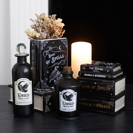 Book of Spells Ceramic Flower Vase – For a Floral Display Full of Magic